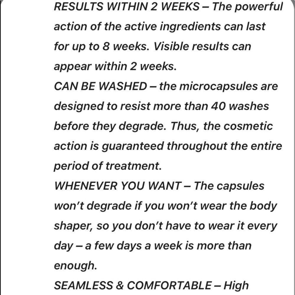 Lilia Compression Weight Loss Slimming High Waist 7/8 Leggings Black‎ - Picture 16 of 16